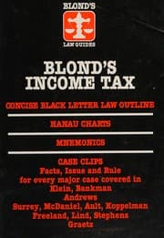 Cover of Blond's Income Tax