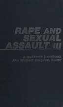 Cover of Rape and Sexual Assault III