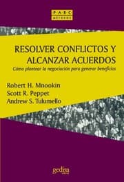 Cover of Resolver Conflictos y Alcanzar Acuerdos