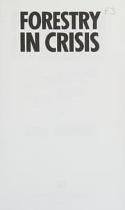 Cover of Forestry in Crisis