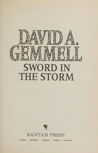 Cover of Sword in the Storm