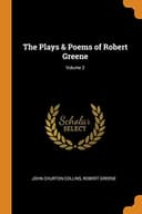 Cover of Plays & Poems of Robert Greene; Volume 2