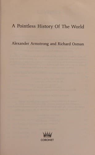 Cover of Pointless History of the World