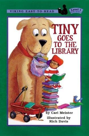 Cover of Tiny goes to the library