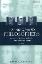 Cover of Learning from Six Philosophers