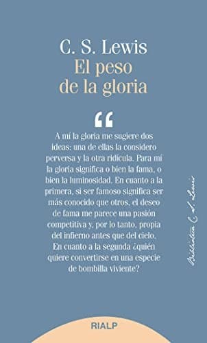 Cover of El peso de la gloria