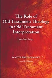 Cover of The role of Old Testament theology in Old Testament interpretation