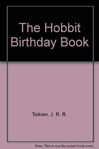 Cover of Hobbit Birthday Book