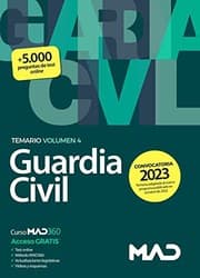 Cover of Guardia Civil. Temario Volumen 4