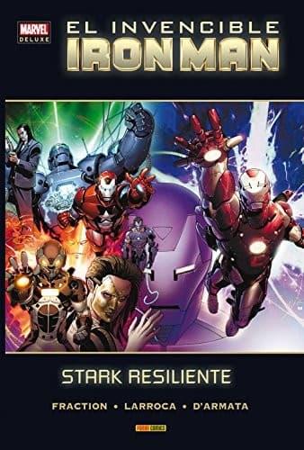 Cover of Marvel Deluxe : El Invencible Iron Man 4. Stark Resiliente