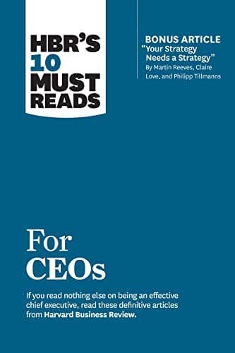 Cover of HBR's 10 Must Reads for CEOs