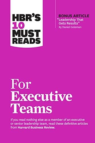 Cover of HBR's 10 Must Reads for Executive Teams