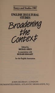 Cover of Essays and Studies 1987