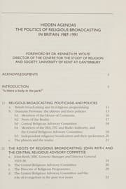 Cover of Hidden agendas