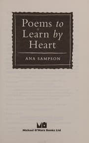 Cover of Poems to Learn by Heart