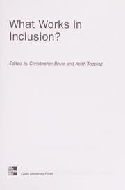 Cover of What Works in Inclusion?