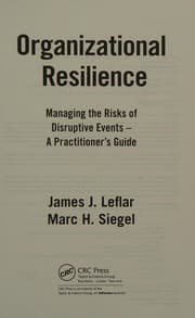 Cover of Organizational Resilience