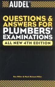 Cover of Audel questions and answers for plumbers' examinations