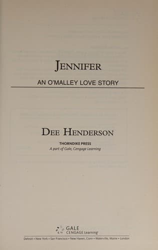Cover of Jennifer
