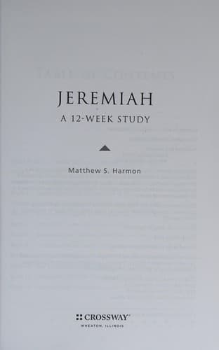 Cover of Jeremiah