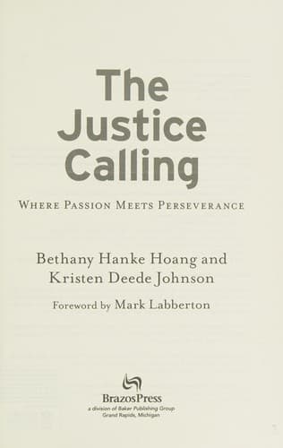 Cover of Justice Calling