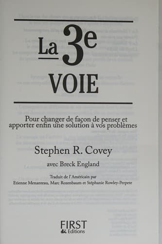 Cover of la 3eme voie
