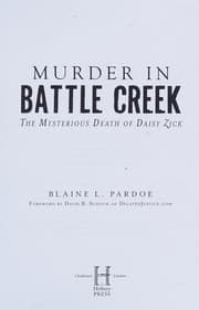 Cover of Murder in Battle Creek