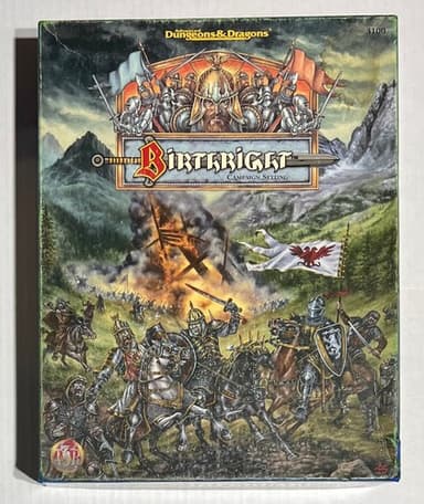Cover of Birthright Campaign Setting (Advanced Dungeons & Dragons, 2nd Edition/3100)