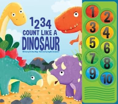 Cover of 1 2 3 4 Count Like a Dinosaur