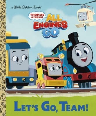 Cover of All Engines Go Little Golden Book (Thomas and Friends: All Engines Go)