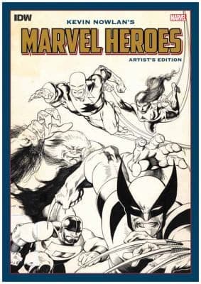Cover of Kevin Nowlan's Marvel Heroes Artist's Edition