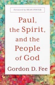 Cover of Paul, the Spirit and the People of God