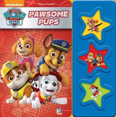 Cover of 3 Button Star PAW Patrol Pawsome Pups