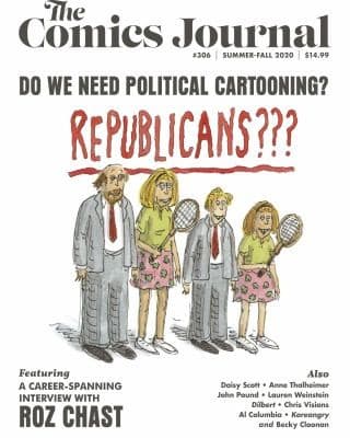 Cover of Comics Journal #306