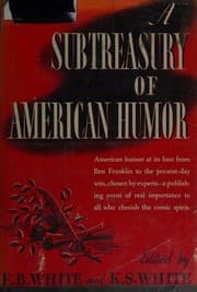 Cover of A subtreasury of American humor
