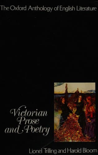 Cover of Victorian Prose and Poetry
