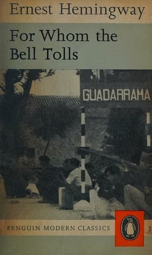 Cover of For whom the Bell tolls (Penguin Books. no. 1066.)