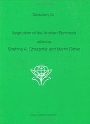 Cover of Vegetation of the Arabian Peninsula