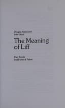 Cover of The Meaning of Liff