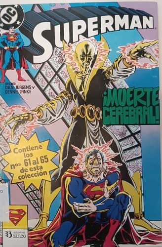 Cover of Superman ¡Muerte cerebral!