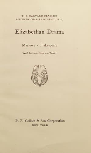 Cover of Elizabethan Drama