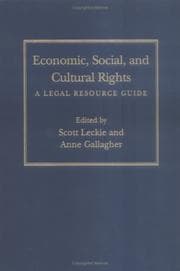 Cover of Economic, social, and cultural rights