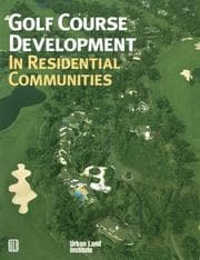 Cover of Golf course development in residential communities