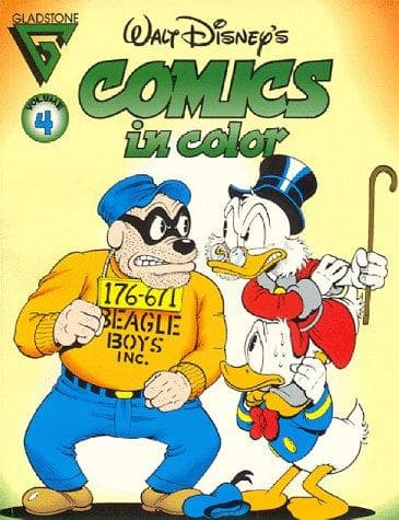 Cover of The Carl Barks library of Uncle Scrooge comics one-pagers in color