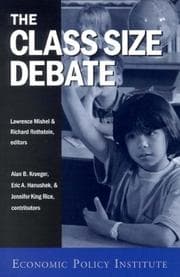 Cover of The class size debate
