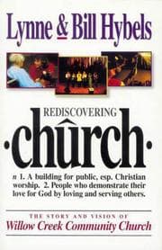 Cover of Rediscovering church