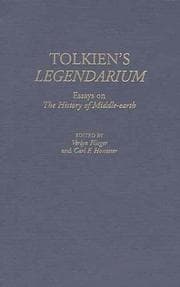 Cover of Tolkien's legendarium