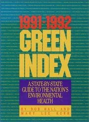 Cover of 1991-1992 Green Index