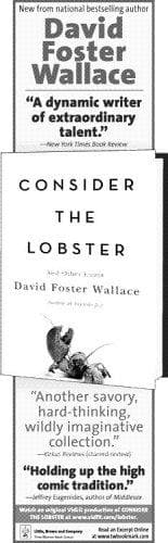 Cover of Consider the lobster, and other essays