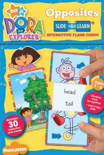 Cover of Dora The Explorer Opposites Slide & Learn